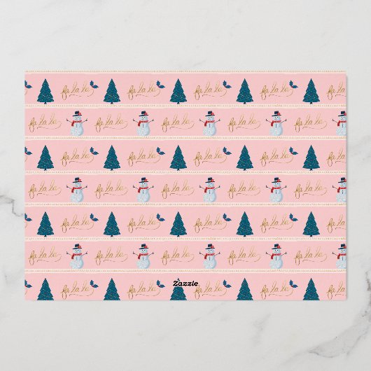 ファラオ何おもしろいクリスマスナツクラッカーキャラクター 箔シーズンカード (裏面)