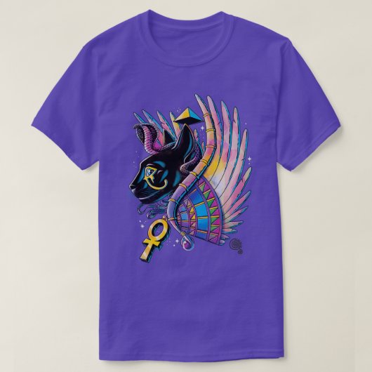 ファラオ猫 Tシャツ (デザイン正面)