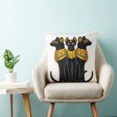 ファラオ黒猫 クッション (椅子)