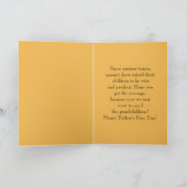 ファラオ・ソンが父の日の機嫌を楽しむ カード (内部)