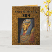 ファラオ・ソンが父の日の機嫌を楽しむ カード (黄色い花)
