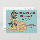 ファラオ・トゥトモー ポストカード (正面/裏面)