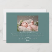 ファラカラフルタイポグラフィ2写真クリスマス シーズンカード (裏面)