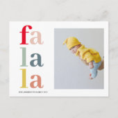 ファラカラフルラと写真 |ハッピーホリデー ポストカード (正面)