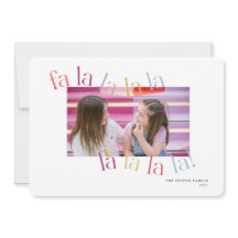 ファラカラフルラウェズクリスマスカード