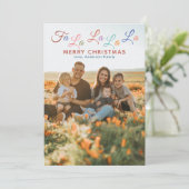 ファラカラフルララホリデーカード 案内状 (スタンド正面)