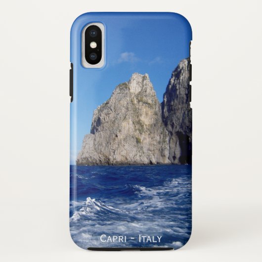 ファラグリオーニスタック-カプリ島-イタリア Case-Mate iPhoneケース (裏面)
