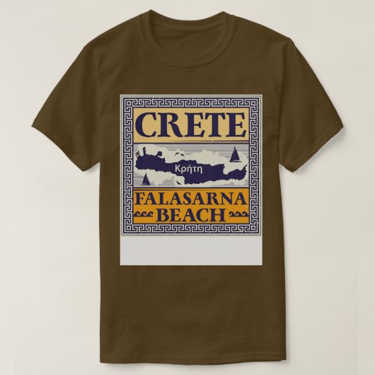 ファラサルナクレタギリシャ Tシャツ (デザイン正面)