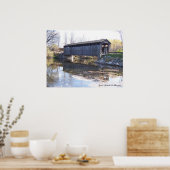 ファラスバーグの屋根付き橋ポスター ポスター (キッチン)