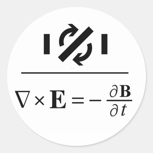 ファラデーの法則 ラウンドシール (正面)