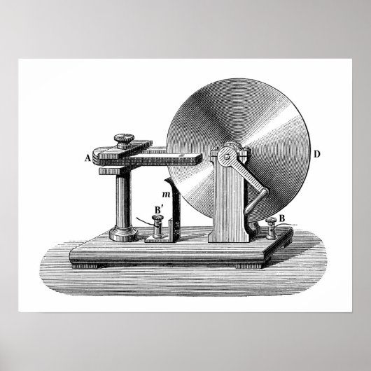 ファラデーディスク発生器 ポスター (正面)