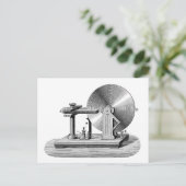 ファラデーディスク発生器 ポストカード (スタンド正面)