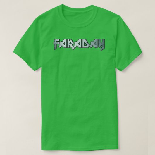 ファラデー Tシャツ (デザイン正面)