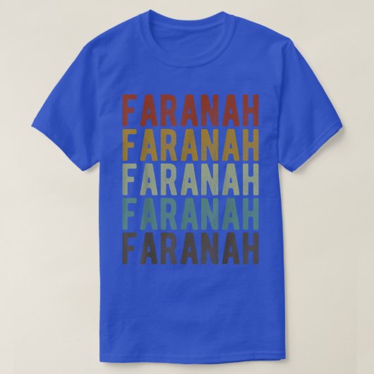 ファラナシティギニアレトロ Tシャツ (デザイン正面)