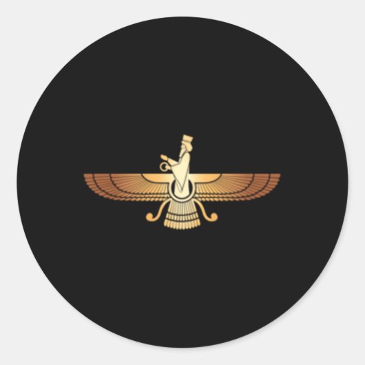 ファラバハールのイラン民族主義の象徴ゾロアストリアニス ラウンドシール (正面)