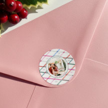 ファラパステル市松模様にパターンのクリスマスフォト