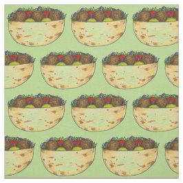 ファラフェボールレタスグルメピータ ファブリック