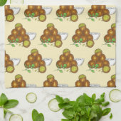 ファラフェボール中東鶏エジプト キッチンタオル (折り畳み)