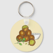 ファラフェボール中東鶏エジプト キーホルダー (正面)