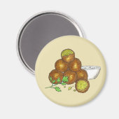 ファラフェボール中東鶏エジプト マグネット (正面/裏面)