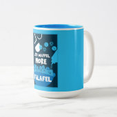 ファラフェル中東産通り食品 ツートーンマグカップ (正面右)