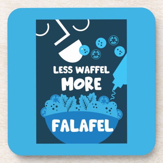 ファラフェル通り食品 コースター (正面)
