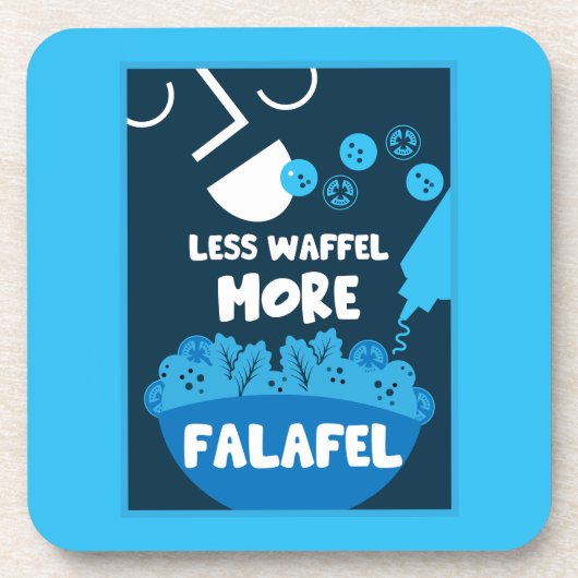 ファラフェル通り食品 コースター (正面)