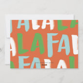 ファラホリディフォトカード シーズンカード (裏面)