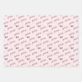 ファラホームフォーザホリデータウン&ピンクレトロバン ラッピングペーパーシート (正面3)