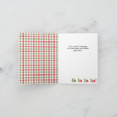 ファラモダンクリスマスフォトカード 招待状 (内部)