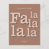 ファラモダンモカクシンプルリスマス ポストカード (正面)