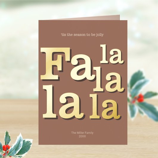 ファラモダンモカシンプル金ゴールド 箔シーズンカード