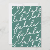 ファララおもしろいキュートウッドランドムーススノーエンジェル シーズンカード (裏面)