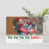 ファララと遅れたクリスマスのホリデーカード シーズンカード (スタンド正面)