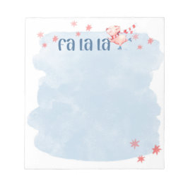 ファララウィンターピギーメモ帳 ノートパッド