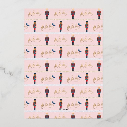 ファララクリスマスエレガントマウスキングバレエブラック 箔シーズンカード (裏面)