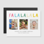 ファララクリスマスキュートパステル3フォトコラージュ (正面/裏面)