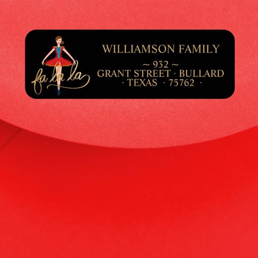 ファララクリスマスナツクラッカーバレエダンサーブラック ラベル