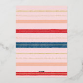 ファララクリスマスナツクラッカーバレエダンサー 箔シーズンカード (裏面)