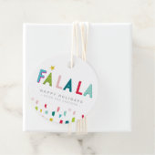 ファララクリスマスプレゼントおもしろいはっきりしたブライトカラフル フェイバータグ (インサイチュ)