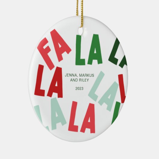 ファララクリスマス セラミックオーナメント (右)