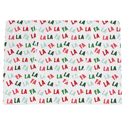 ファララクリスマス ラージペーパーバッグ (正面)