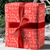 ファララサンタクロース親愛クリスマスパターン ラッピングペーパーシート