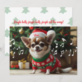 ファララシンギングチワフアクリスマス シーズンカード (正面/裏面)