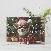 ファララシンギングチワフアクリスマス シーズンカード (スタンド正面)
