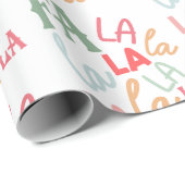 ファララスクリプトクリスマスカロカラフルルフェスティバル ラッピングペーパー (ロールコーナー)