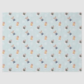 ファララスノーエンジェルウッドランドアニマルズおもしろい冬 薄葉紙 (正面)