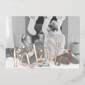 ファララタイポグラフィ2写真 箔シーズンカード (正面)