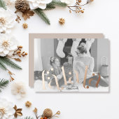 ファララタイポグラフィ2写真 箔シーズンカード