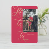 ファララバラエレガント金ゴールド書道ドッグスカーフ シーズンカード (スタンド正面)